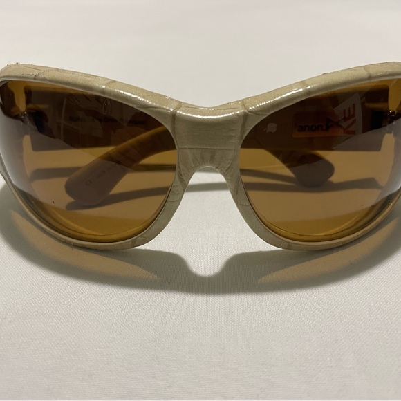 ANON Rufus CROCODILE POLARIZED SUNGLASSES! Unisex Rare Vintage Shades w/ Case! - Picture 10 of 12